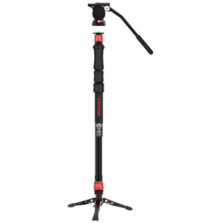 iFootage Cobra 3 A150S-III Strike Aluminum Monopod with Low Profile Minipod Base and K5S Fluid Head