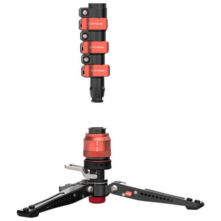 iFootage Cobra 3 C180F-P Carbon Fiber Monopod with Pedal-Release Mini Tripod Base