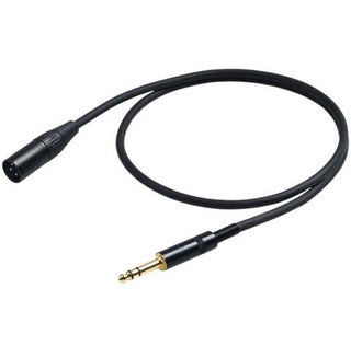 Proel CHL230LU10 XLR Male to 1/4" Stereo Jack Cable - 10m