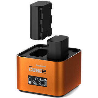 Hahnel Pro Cube 2 Charger for Select Sony FZ100, FW50 and BX1 Batteries