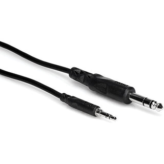 Hosa CMS103 Technology Stereo Mini Male to Stereo 1/4" Male Cable - 3Ft