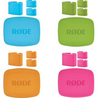 RODE COLORS Colour-Coded Caps and Cable Clips for NT-USB Mini Microphones (Set of 4)