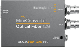 Blackmagic Design Mini Converter Optical Fiber 12G-SDI (No Optical Module Included)