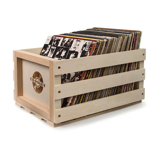 Crosley Voyager Amethyst - Bluetooth Portable Turntable  & Record Storage Crate Crosley