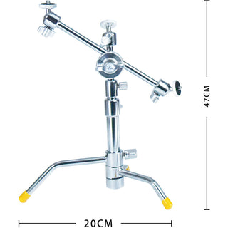 DigitalFoto Mini Pocket C-Stand with Three Ball Heads