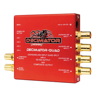 Decimator QUAD 4 Channel Multi-Viewer with SDI & Composite Outputs