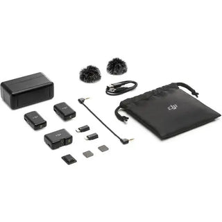 DJI Mic 2-Person Compact Digital Wireless Microphone System/Recorder for Cameras & Smartphones