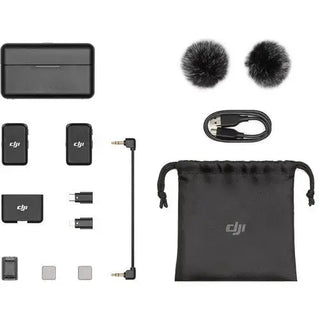 DJI Mic 2-Person Compact Digital Wireless Microphone System/Recorder for Cameras & Smartphones