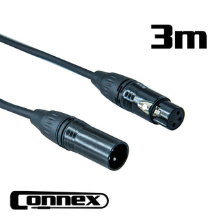 Connex DMX3P-3 DMX Lighting Cable (3m)