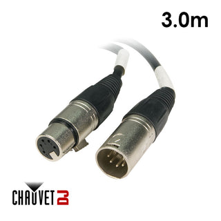 CHAUVET DJ 5-Pin XLR DMX Lighting Cable (3m)