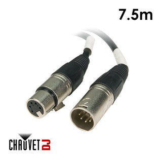 CHAUVET DJ 5-Pin XLR DMX Lighting Cable (7.5m)