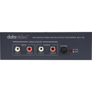 Datavideo BAC-03 Balanced Unbalanced Audio Converter