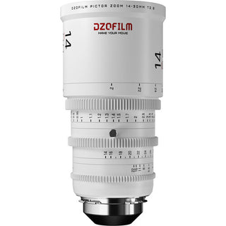 DZOFilm Pictor 14-30mm T2.8 Super35 Parfocal Zoom Lens (PL and EF Mounts, White)