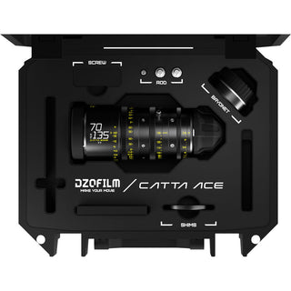 DZOFilm Catta Ace 70-135mm T2.9 Cine Zoom Lens (PL/EF, Black)