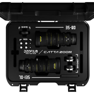 DZOFilm Catta 35-80mm & 70-135mm T2.9 E-Mount Cine Zoom 2-Lens Bundle (Black)