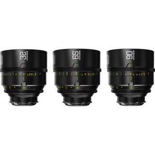 DZOFilm 32, 65, 90mm T2.8 Gnosis Macro Prime 3-Lens Kit (LPL with PL & EF Mounts, Metric)