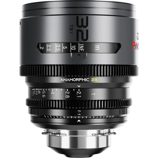 DZOFilm PAVO 32mm T2.1 2x Anamorphic Prime Lens (Neutral Coating, PL/EF Mount, Metres)