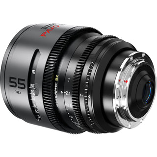 DZOFilm PAVO 55mm T2.1 2x Anamorphic Prime Lens (Neutral Coating, PL/EF Mount, Feet)