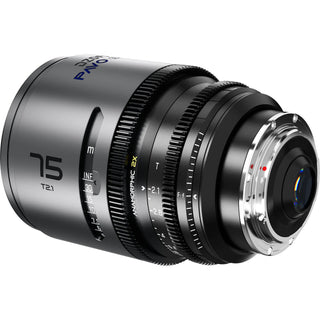 DZOFilm PAVO 2x Anamorphic 6-Lens Set (Blue Coating, PL/EF Mount, Metres)