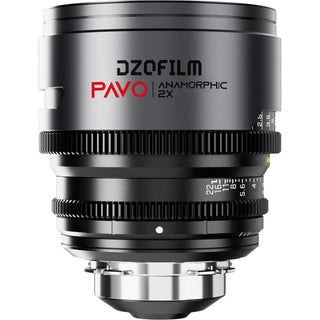 DZOFilm PAVO 2x Anamorphic 32/55 T2.1 & 100mm T2.4 3-Lens Set (Neutral Coating, PL/EF Mount, Metres)