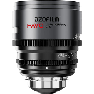 DZOFilm PAVO 2x Anamorphic 32/55 T2.1 & 100mm T2.4 3-Lens Set (Neutral Coating, PL/EF Mount, Metres)