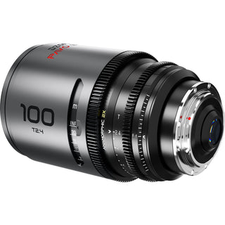 DZOFilm PAVO 2x Anamorphic 32/55 T2.1 & 100mm T2.4 3-Lens Set (Neutral Coating, PL/EF Mount, Metres)