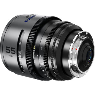 DZOFilm PAVO 2x Anamorphic 32/55 T2.1 & 100mm T2.4 3-Lens Set (Blue Coating, PL/EF Mount, Metres)