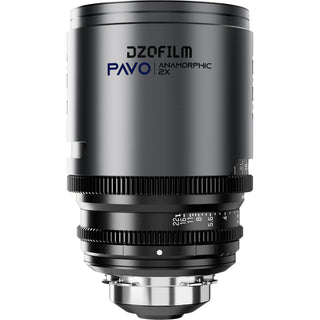 DZOFilm PAVO 2x Anamorphic 32/55 T2.1 & 100mm T2.4 3-Lens Set (Blue Coating, PL/EF Mount, Metres)