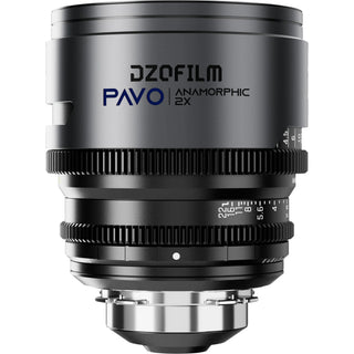 DZOFilm PAVO 2x Anamorphic 32/55 T2.1 & 100mm T2.4 3-Lens Set (Blue Coating, PL/EF Mount, Metres)