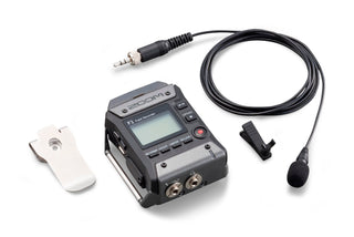 Zoom F1-LP 2-Input / 2-Track Portable Field Recorder with Lavalier Microphone