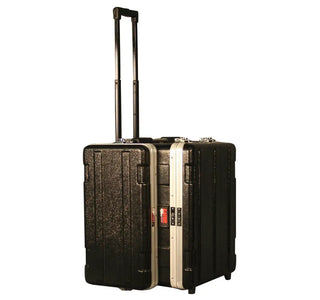 Gator GRC-Studio4GO-W ATA Style Case with Wheels for 4U Rack Mount Recording Device and a Laptop