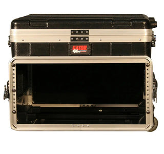 Gator GRC-Studio4GO-W ATA Style Case with Wheels for 4U Rack Mount Recording Device and a Laptop