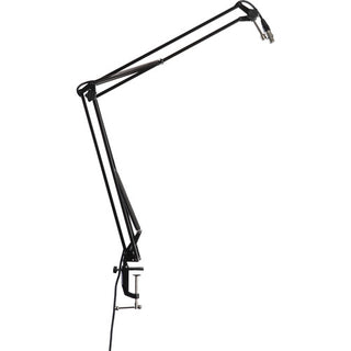 Gator Frameworks Desk-Mounted Broadcast/Podcast Boom Arm Mic Stand