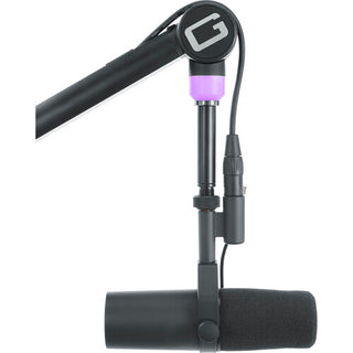 Gator Professional Broadcast Boom Mic Stand with LED Light