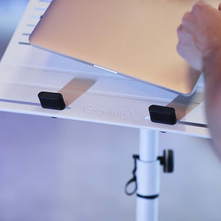 Gravity Stands Universal Laptop Stand with Adjustable Holding Pins and Steel Base