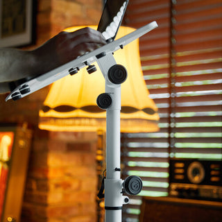 Gravity Stands Universal Laptop Stand with Adjustable Holding Pins and Steel Base