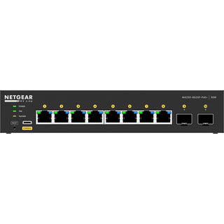 Netgear AV Line M4250 GSM4210PX 8-Port Gigabit PoE+ Compliant Managed AV Switch with SFP (220W)