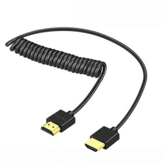 Rockn 4K Coiled High-Speed HDMI Cable (50 to 120cm)