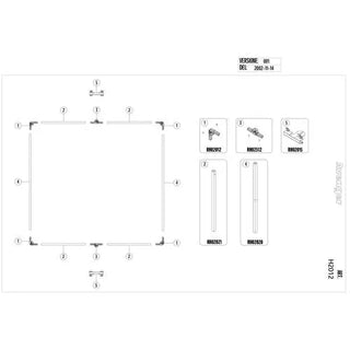 Avenger Butterfly/Overhead Foldaway Frame 12 x 12 ft (366x366cm)