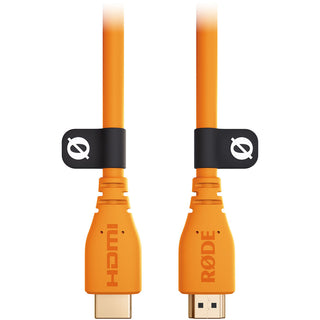 RODE Premium 4K60 High-Speed HDMI Cable (Orange, 1.5m)