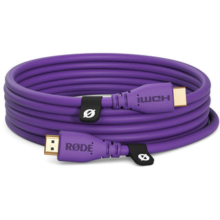 RODE Premium 4K60 High-Speed HDMI Cable (Purple, 3m)