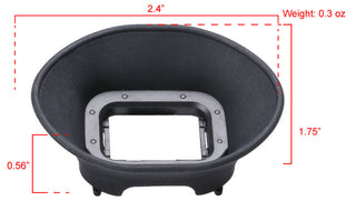 Hoodman HEYESW Eyecup for Sony a1, a7S III, a7 IV, and A7R V Eyepieces