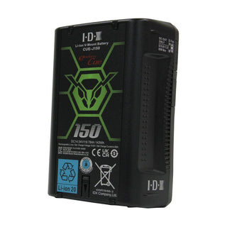 IDX CUE-J150 143Wh Li-ion V-Mount Battery with 1x D-Tap