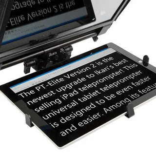 Ikan - PT-ELITE-PRO Elite Universal Large Tablet, Surface Pro, and iPad Pro Teleprompter