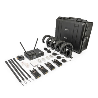 Ikan LIVECOM 1000FT WIRELESS INTERCOM SYSTEM WITH 4 BELTPACKS