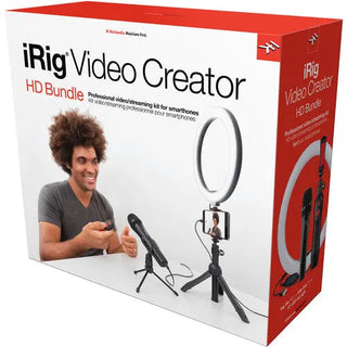 IK Multimedia iRig Video Creator HD Bundle All-in-One Streaming Setup for Smartphones