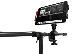 IK Multimedia iKlip 3 Deluxe Universal Tripod Mount and Mic Stand Support Bundle for Tablets