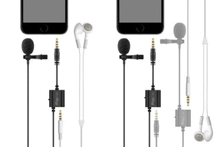 IK Multimedia iRig Mic Lavalier 2 Pack for Smartphone, Tablets, Computers & More (Pair, TRRS)