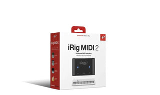 IK Multimedia iRig MIDI 2 Portable MIDI Interface for iOS, Mac, and PC