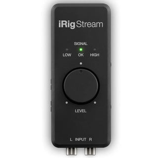 IK Multimedia iRig Stream Ultracompact 2x2 Audio Interface for Computers, Smartphones, and Tablets